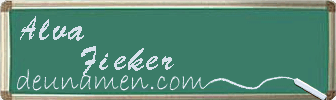 Alva Fieker Visitenkarte